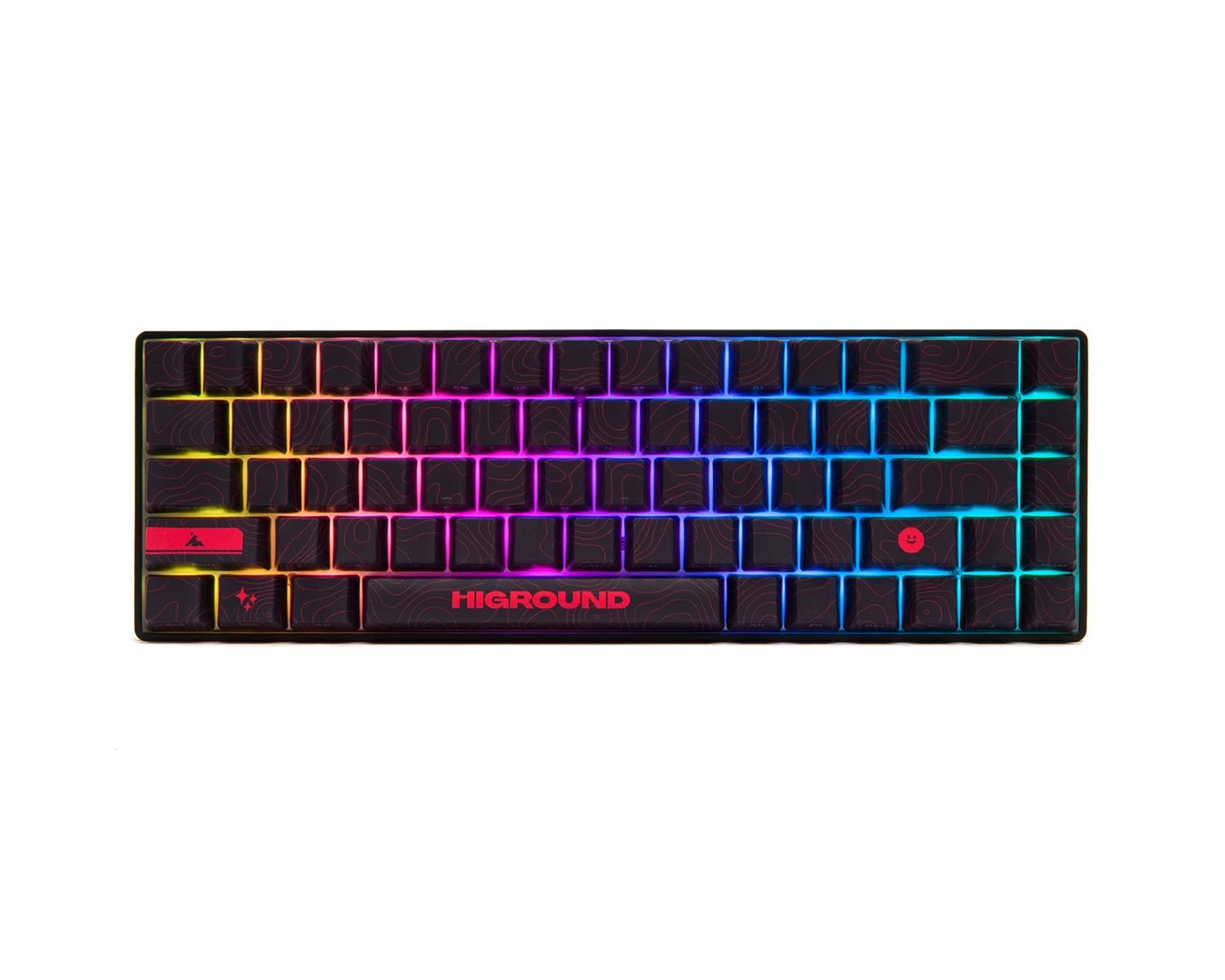 Amazon | Higround LAVAROCK Basecamp 65%メカニカルUSB有線ゲーミング